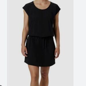 Susana Monaco black elastic waist mini dress size xs